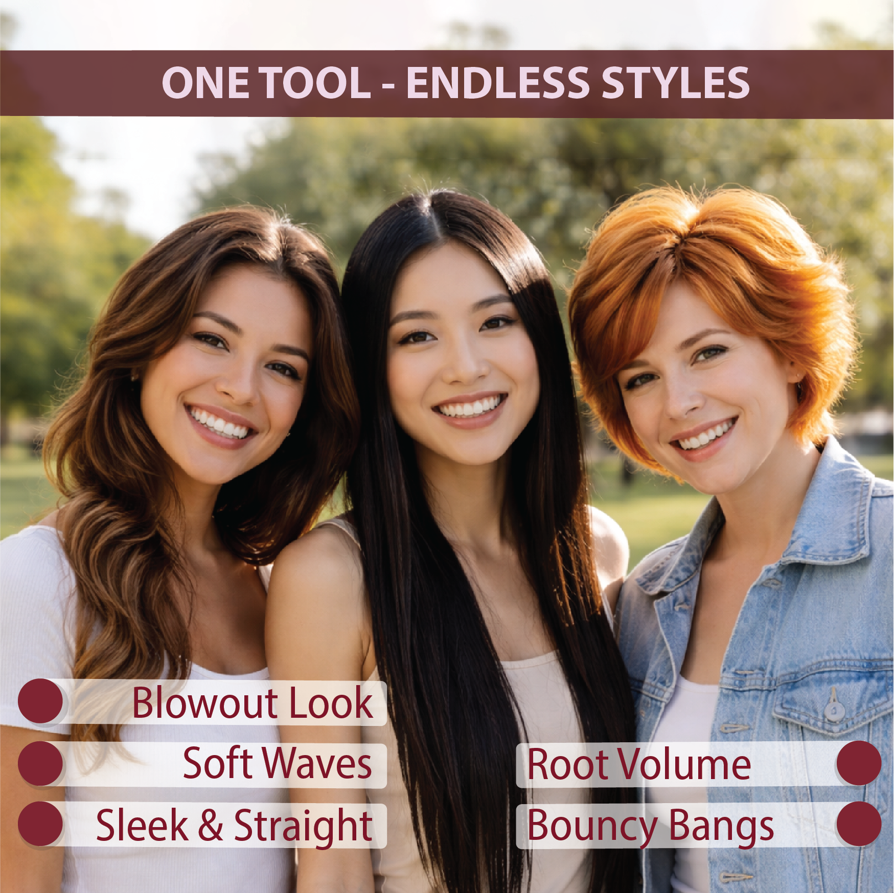 Advanced 3 in 1 Rotating Hair Styler
