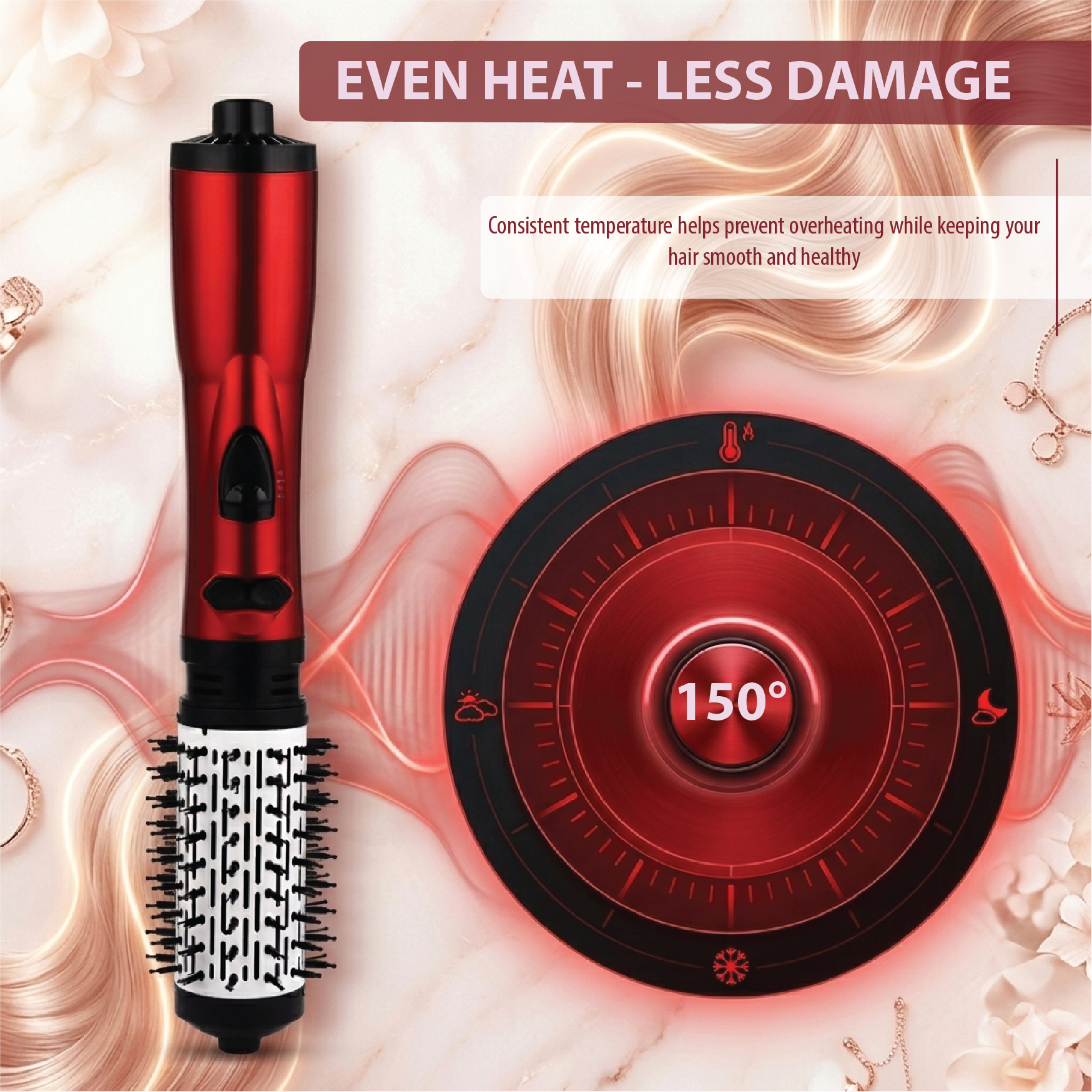 Advanced 2 in 1 Rotating Hair Styler
